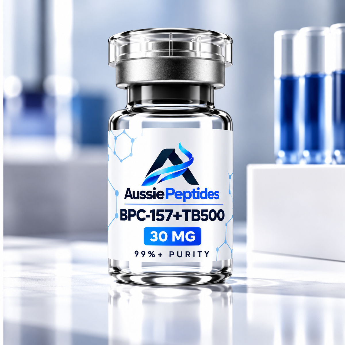 BPC-157 + TB-500 blend 30mg vial from AussiePeptides